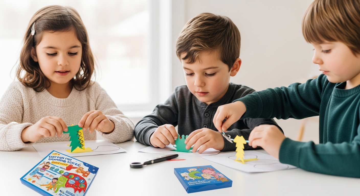 Cozy Winter Crafts: Easy Fun for Little Hands & Growing Voices cover image