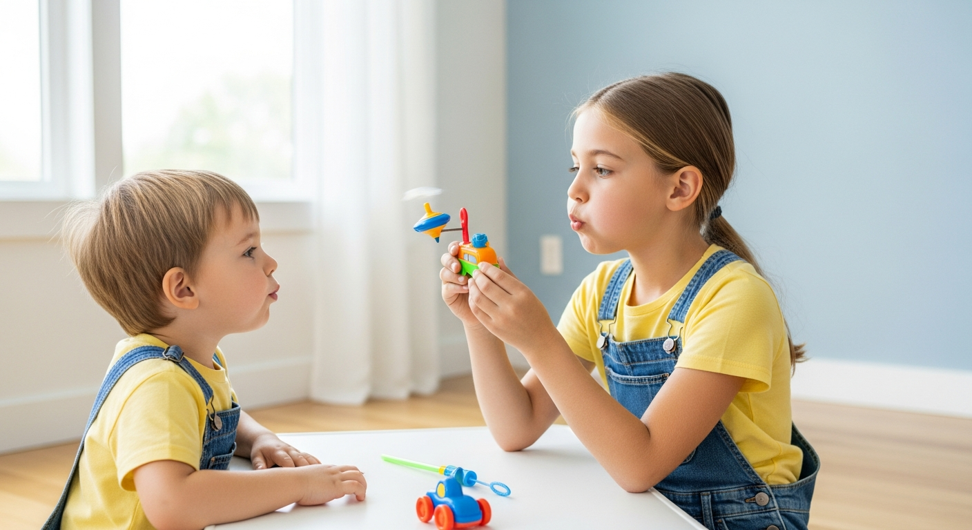 Imagen de portada de Ayudando a tu hijo con el retraso del habla motora oral