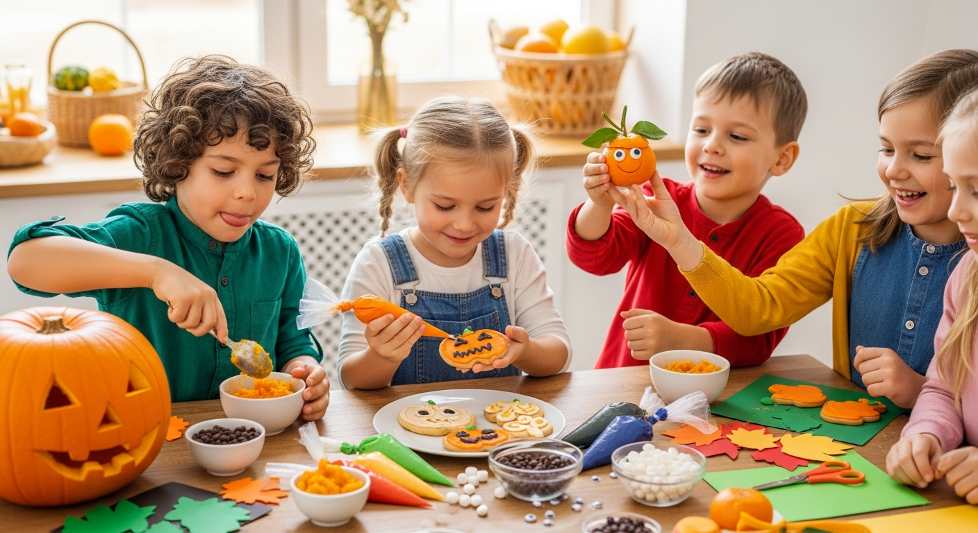 Easy Pumpkin Food Crafts: Fun & Learning for Kids cover image