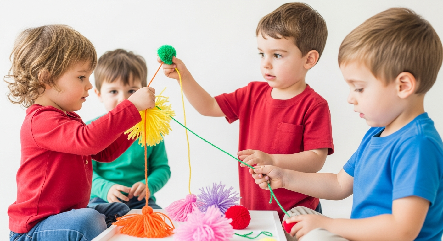 Fun and Easy Pom Pom Toddler Activity Ideas cover image