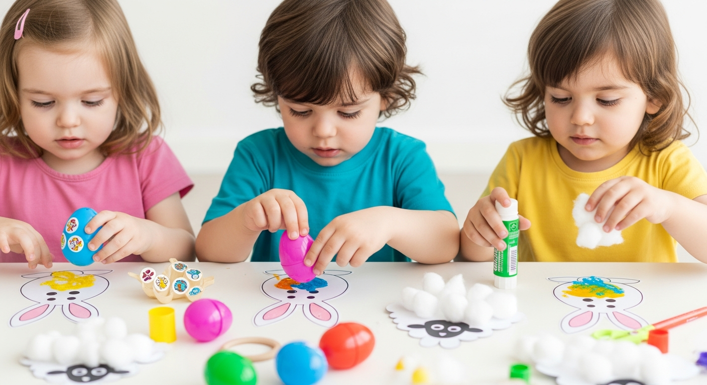 Creative Toddler Easter Crafts for 2 Year Olds cover image