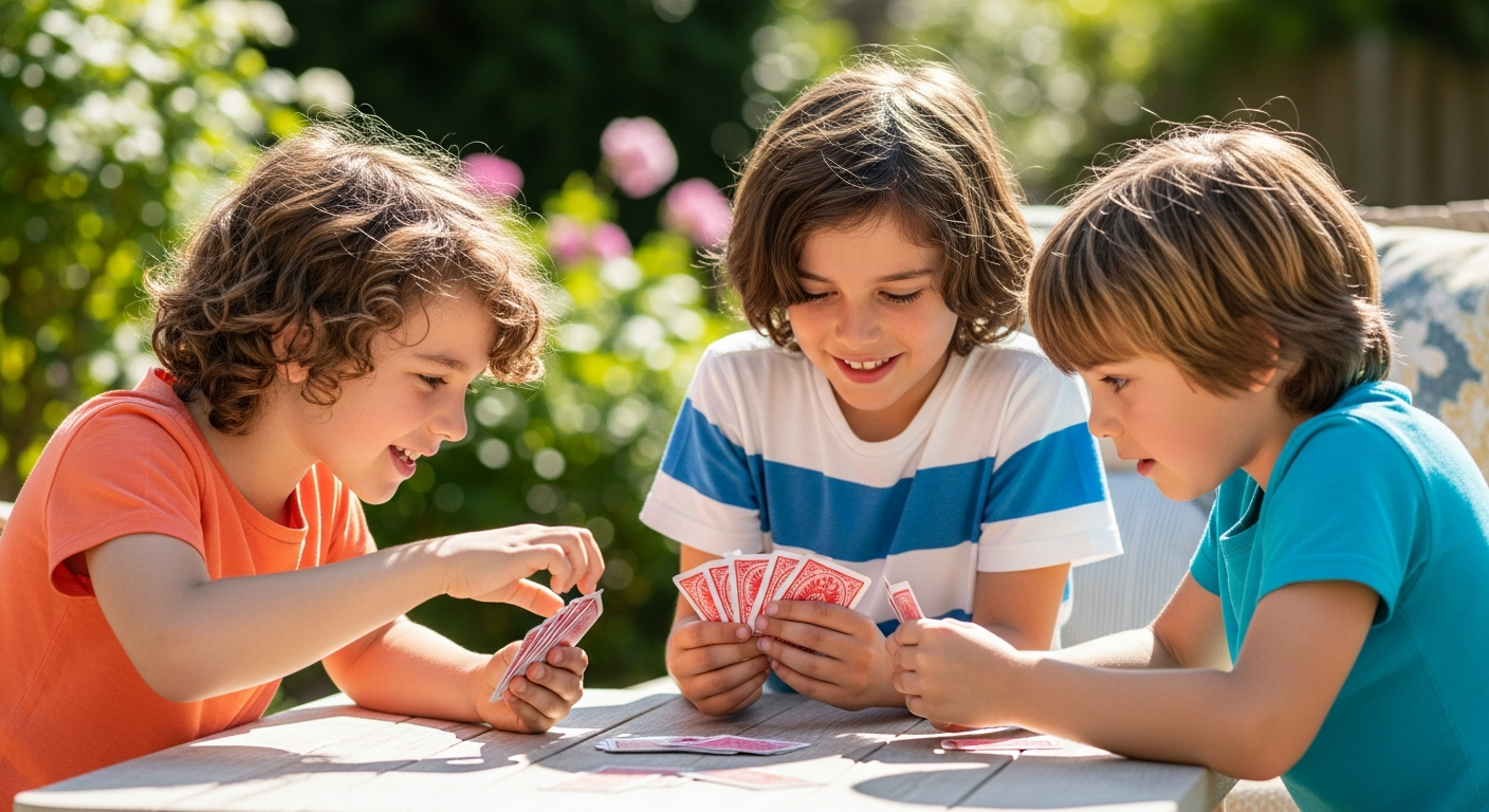 Fun Card Games for Kids: Boost Skills & Family Bonds cover image