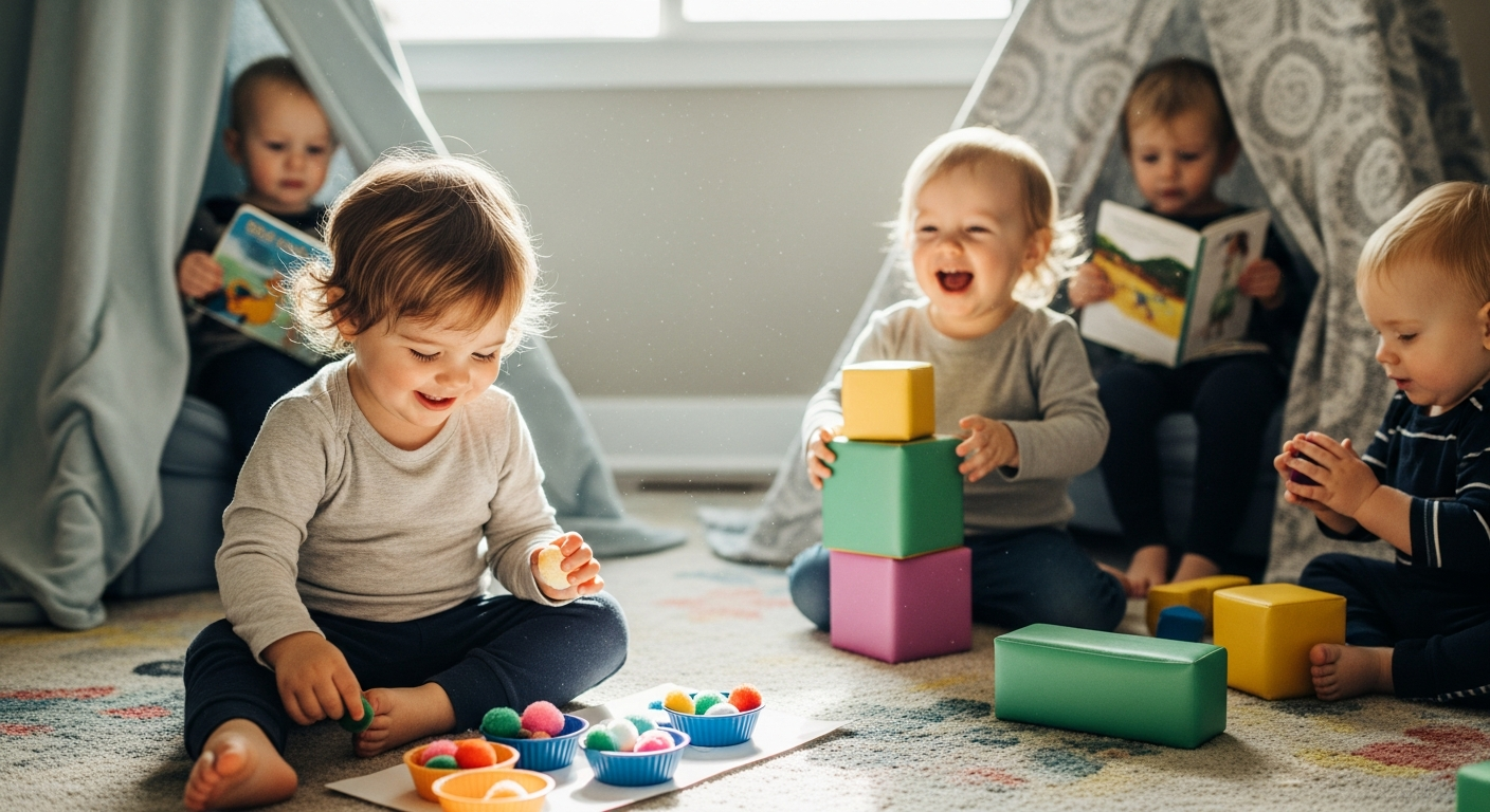 Fun and Easy Toddler Activities Inside for Rainy Days cover image