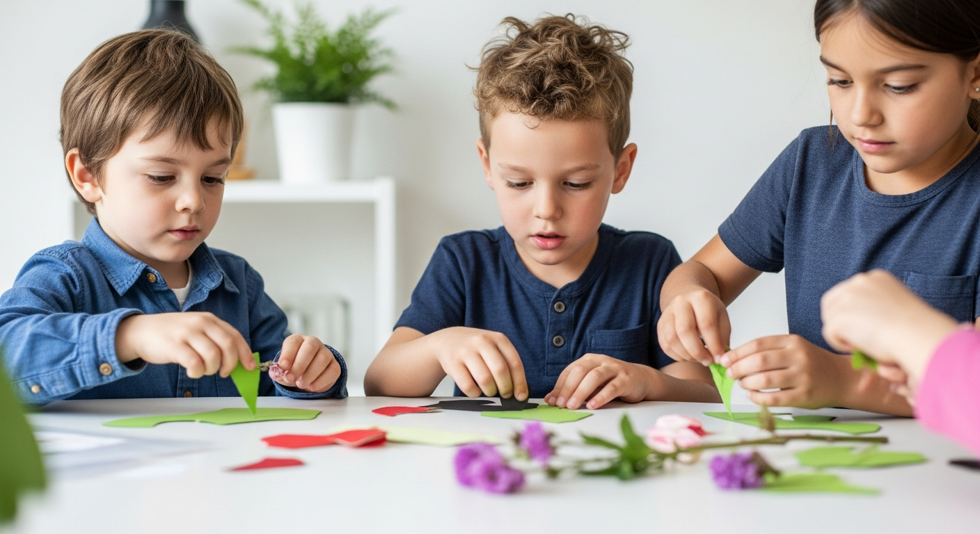 Blooming Creativity: Easy Garden Crafts for Kids cover image