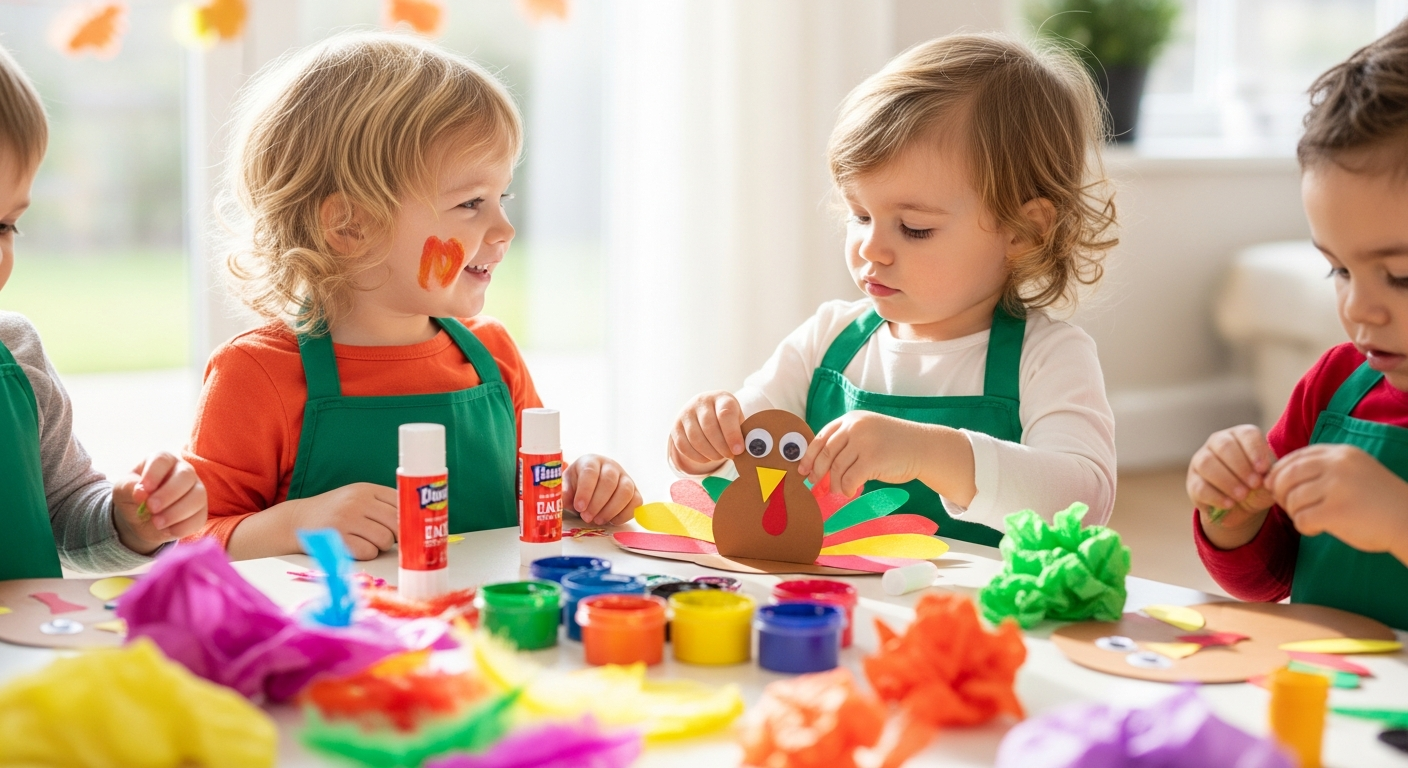 15 Creative Toddler Turkey Crafts for Holiday Fun cover image