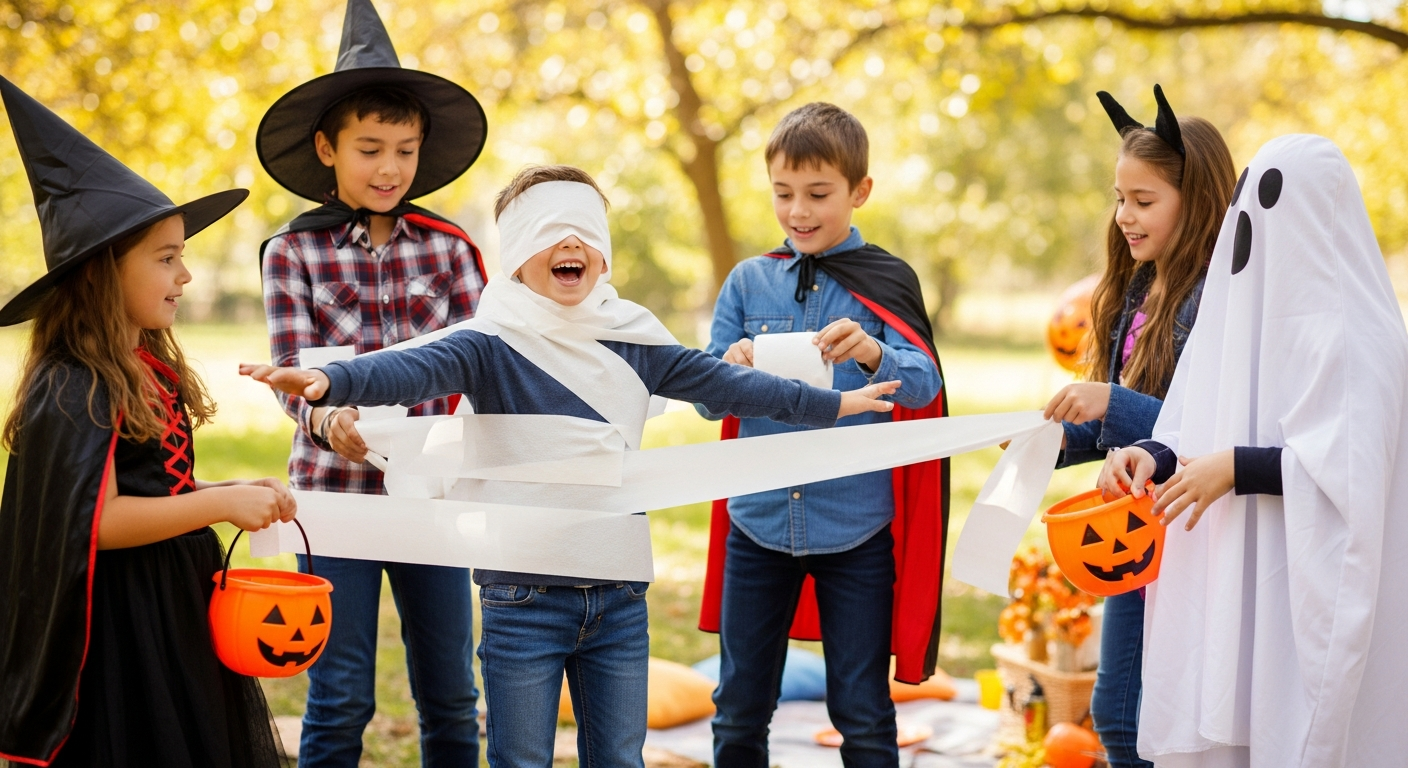 Spooky Fun: Engaging Halloween Kids Party Games cover image