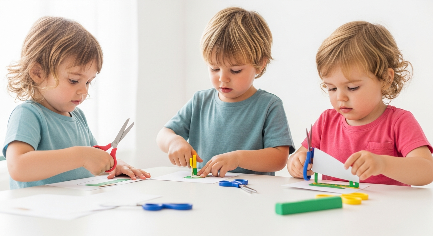 Toddler Cut and Paste Activities for Fine Motor Fun cover image