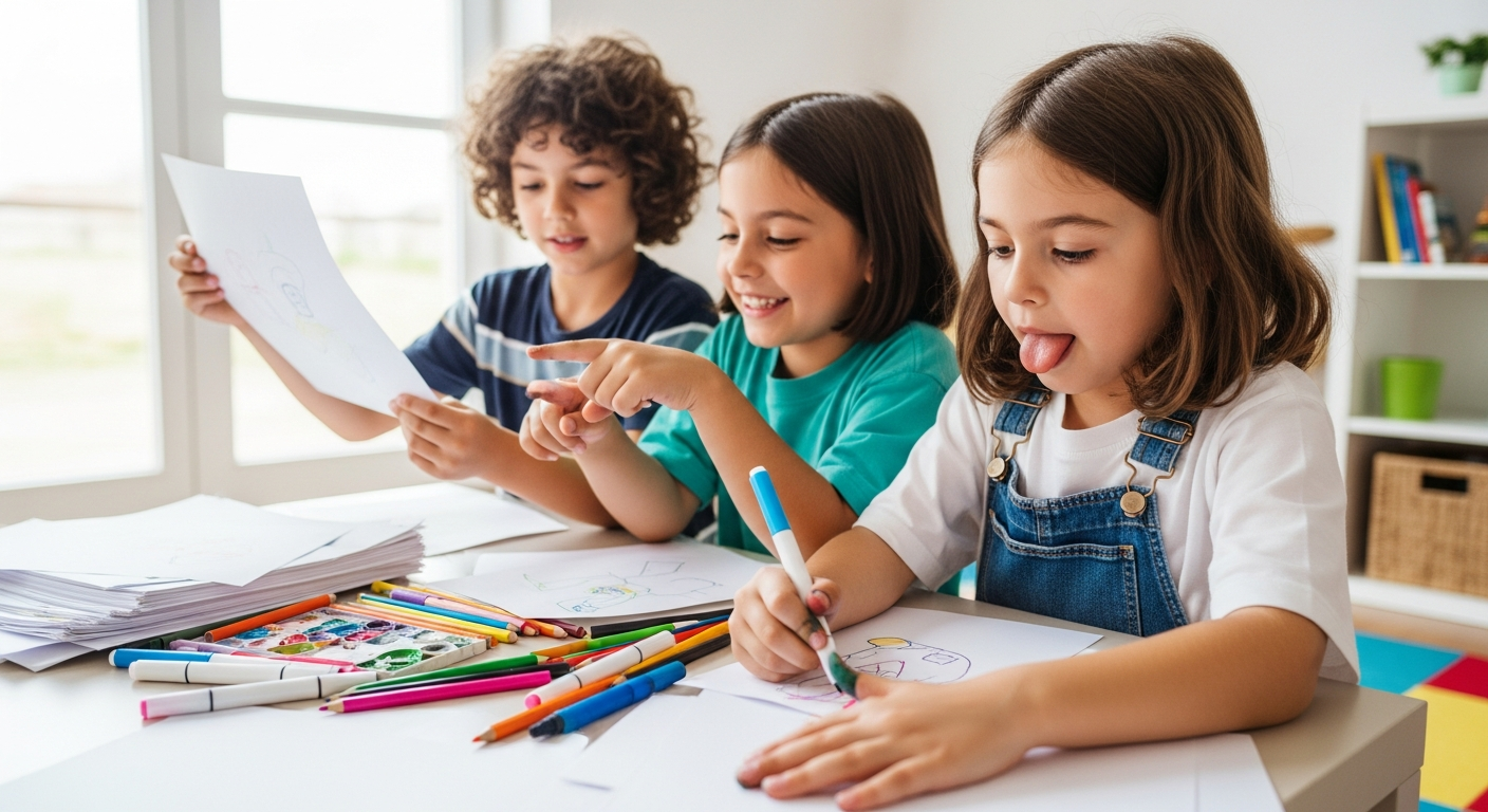 Sparking Creativity & Communication: Fun Drawing Activities for Kids cover image