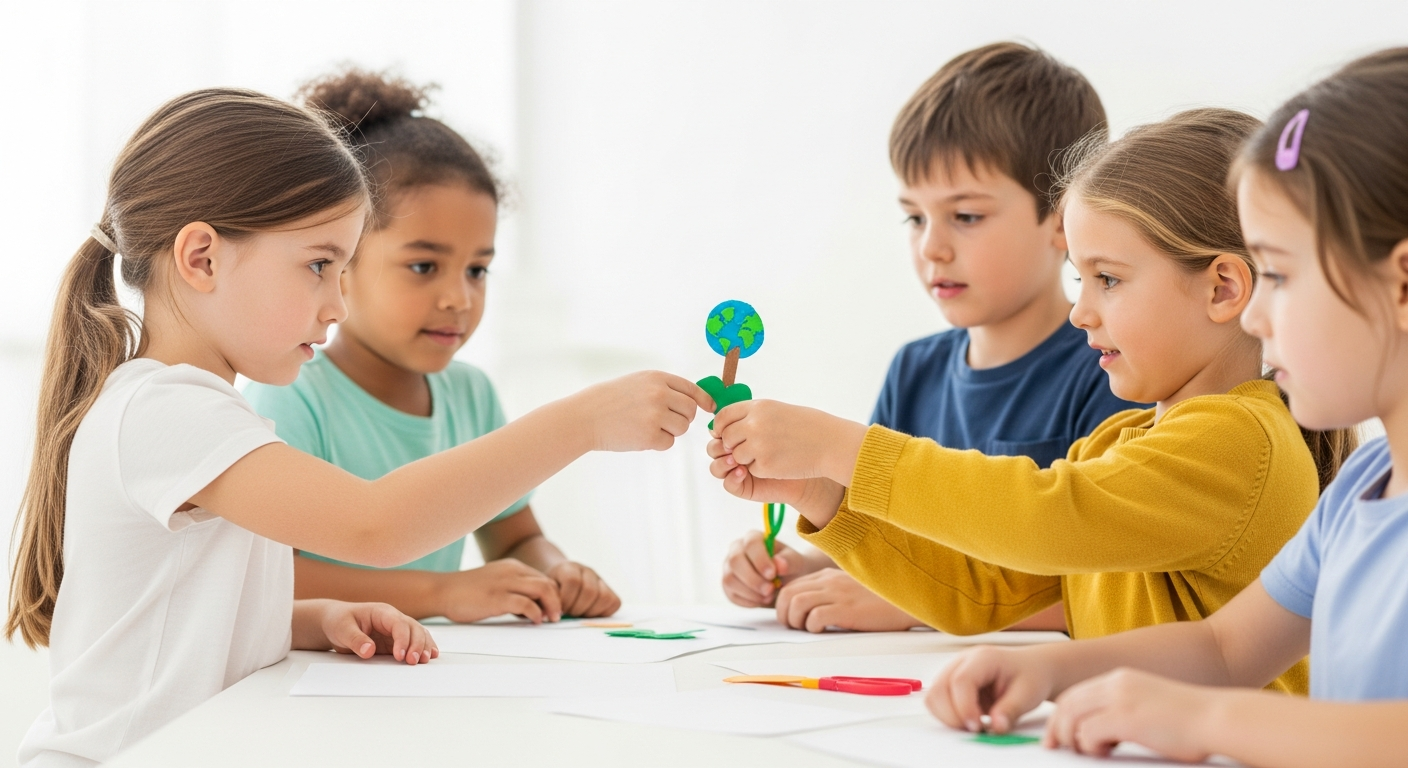 Easy Earth Day Crafts: Celebrate Our Planet with Kids cover image