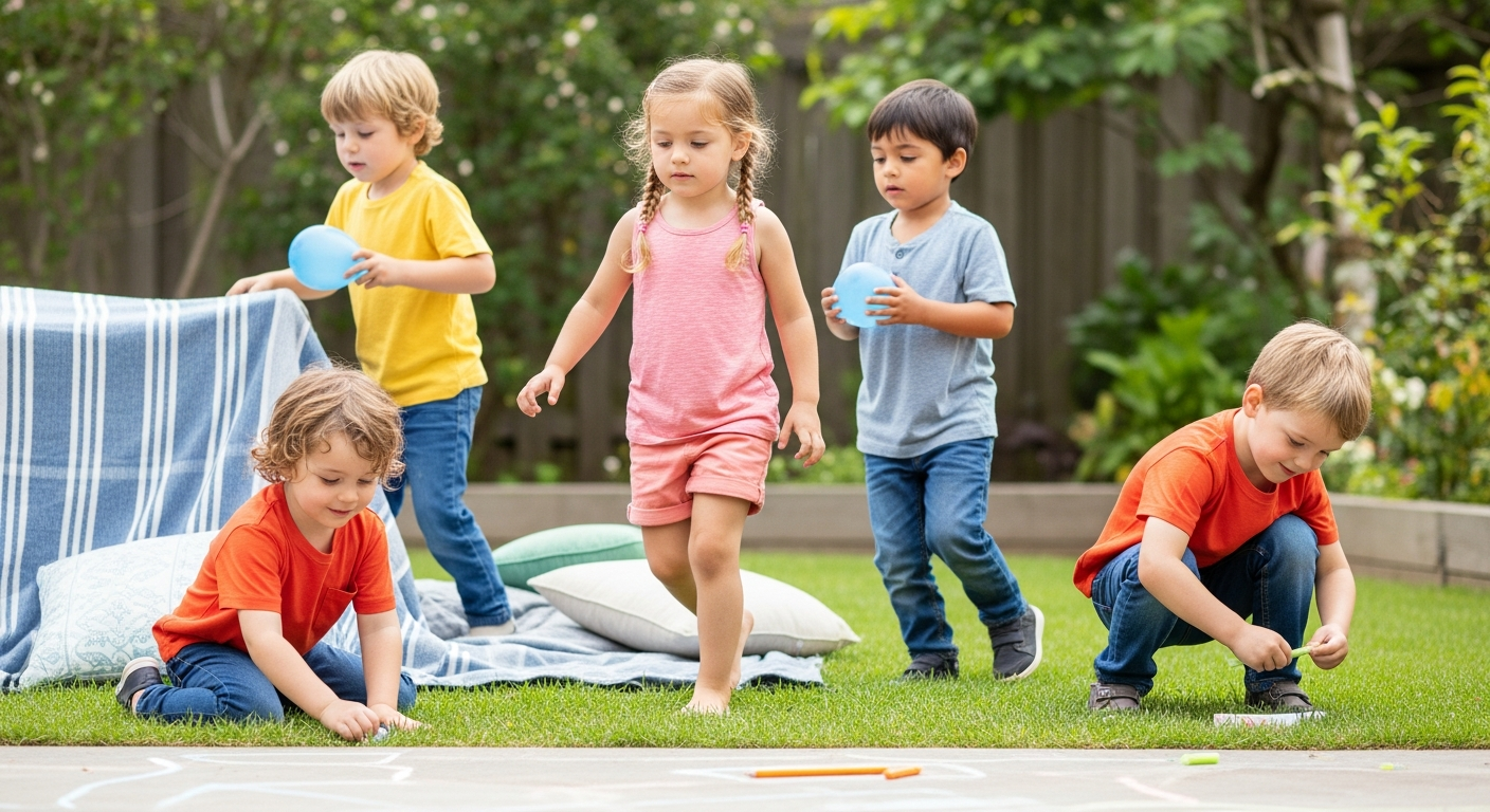 Fun Backyard Activities for Kids: Play, Learn, and Grow cover image