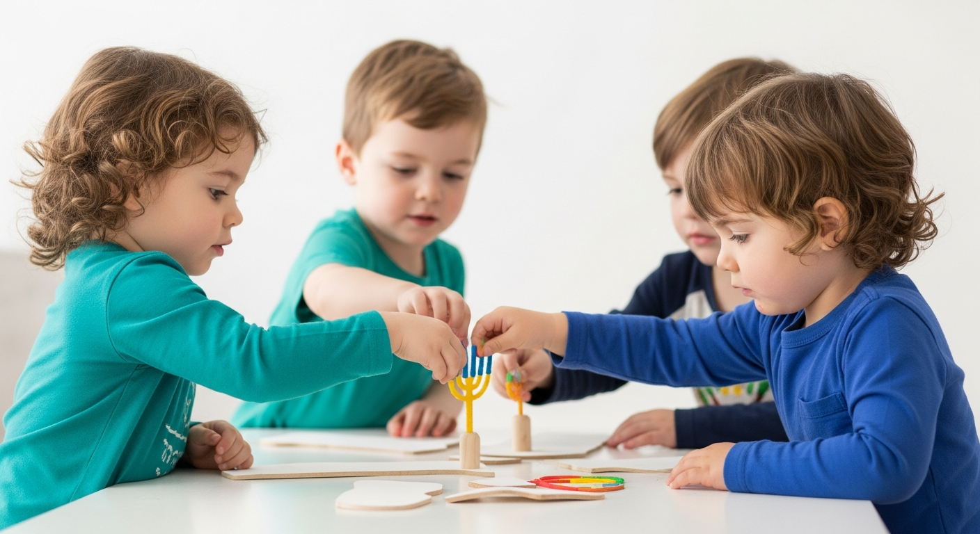 Bright Hanukkah Toddler Activities for Holiday Joy cover image