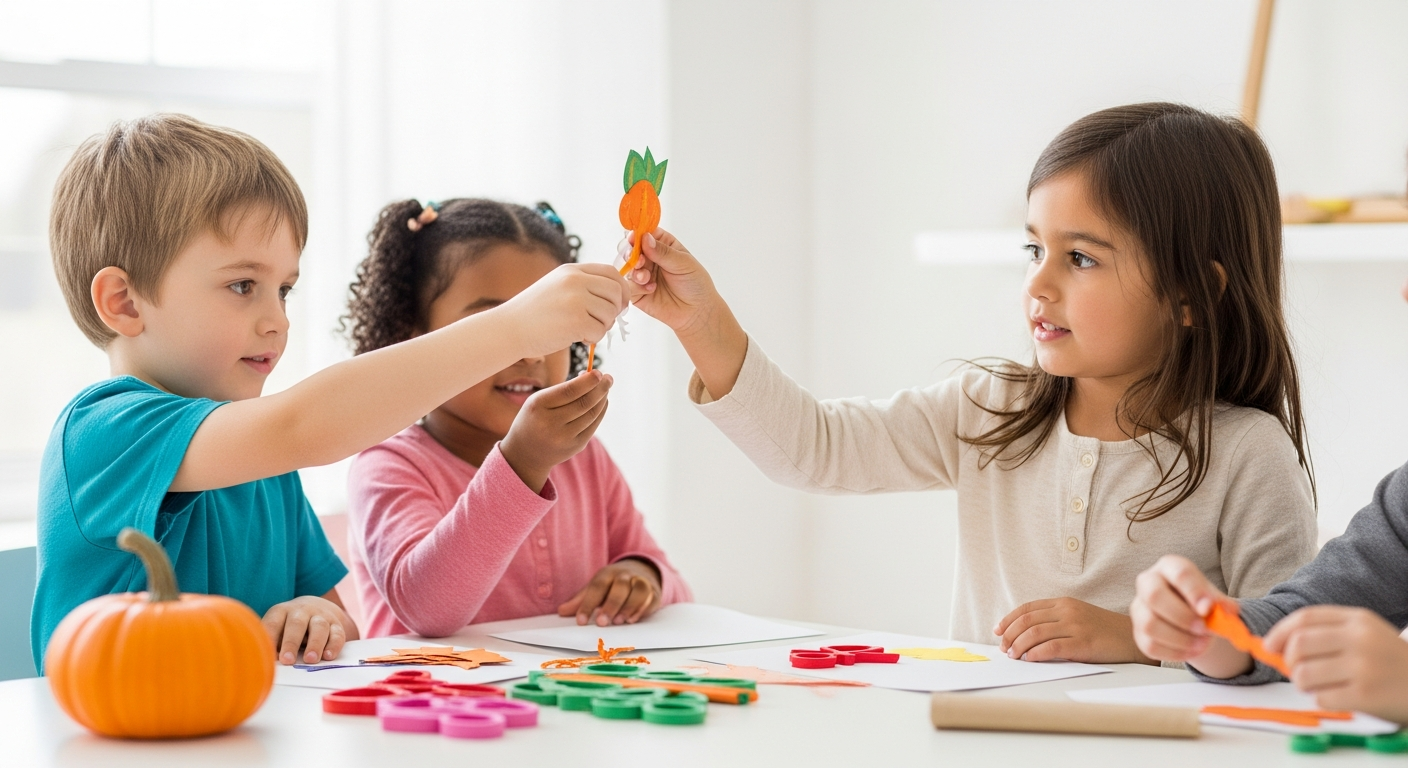 Easy Fall Kids Crafts for Language and Learning Fun cover image