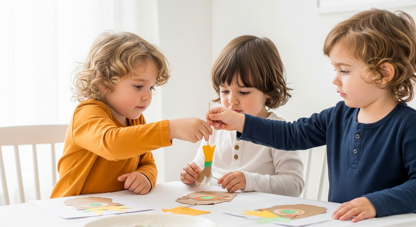 15 Creative Thanksgiving Crafts for Toddlers cover image