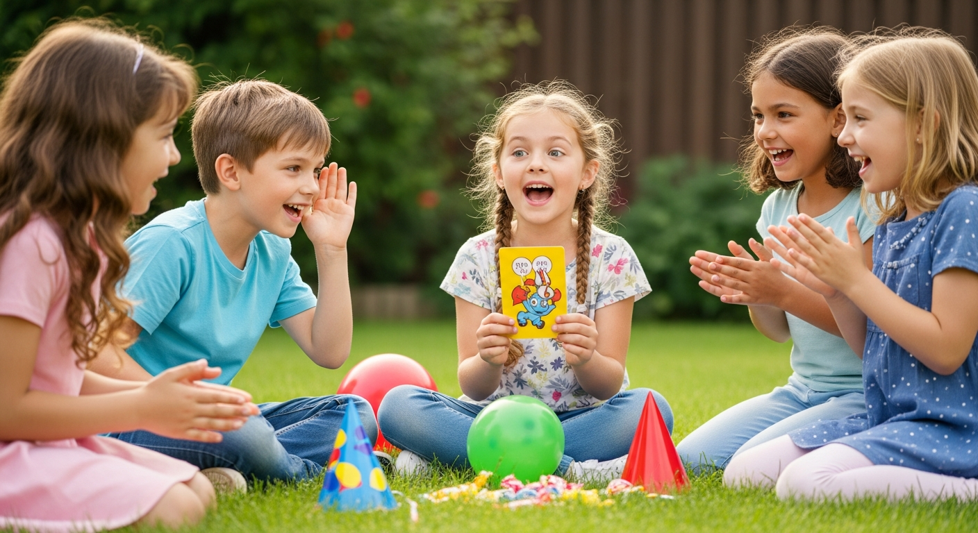 Fun Kids Games for Birthday Parties: Speak, Play, & Celebrate cover image