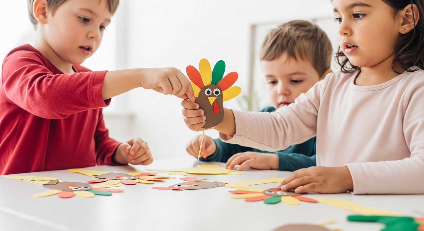 Fun and Simple Toddler Hand Turkey Craft Ideas cover image