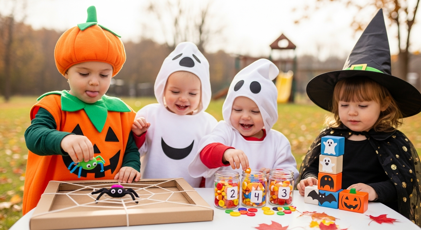 Fun Toddler Halloween Activities for Learning and Play cover image