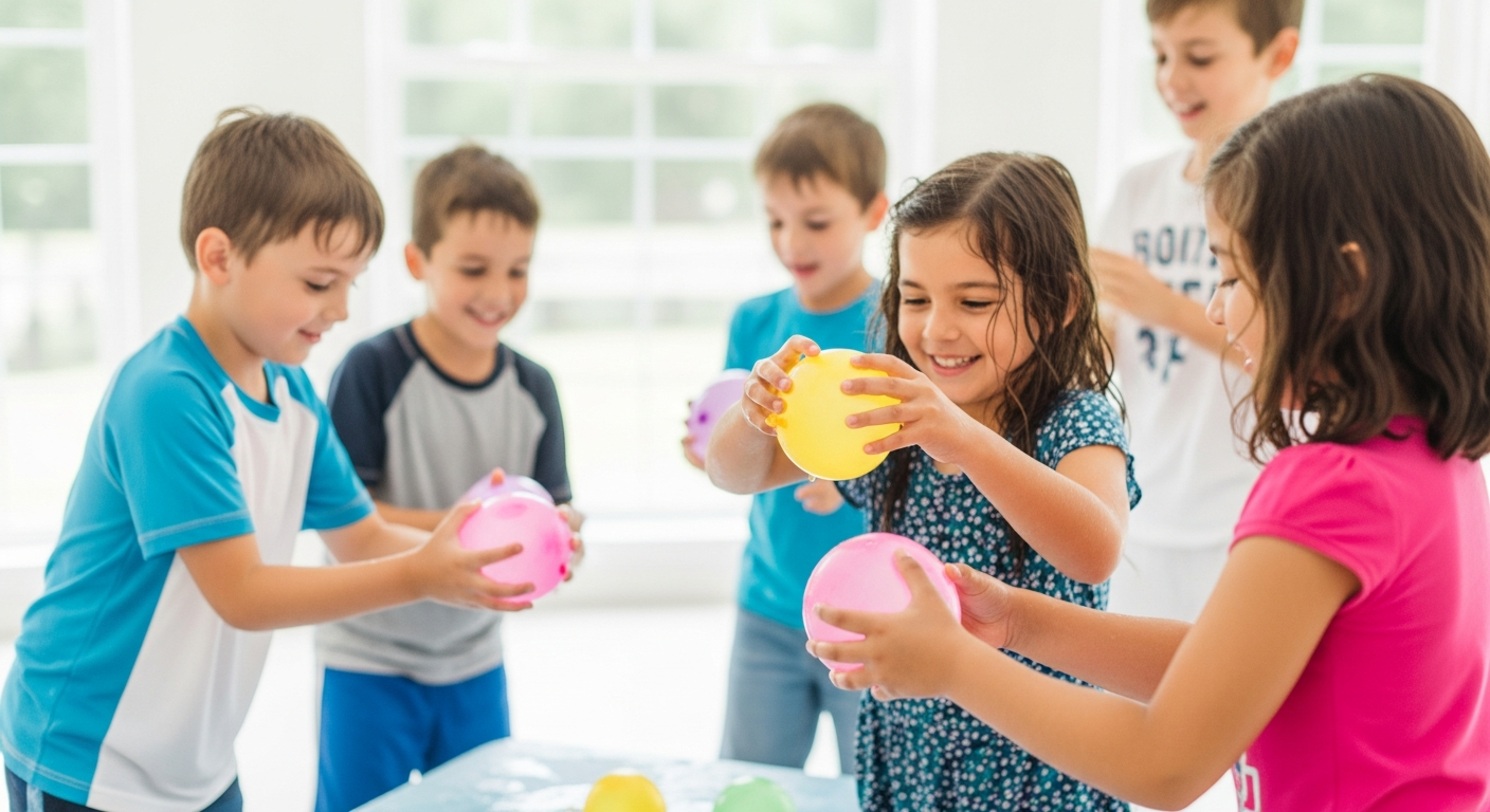 Splashy Water Balloon Games for Your Kids' Party cover image
