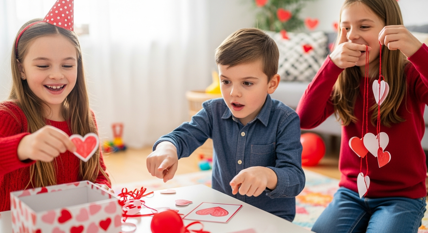 Playful Hearts: Fun Valentine's Games for Kids cover image