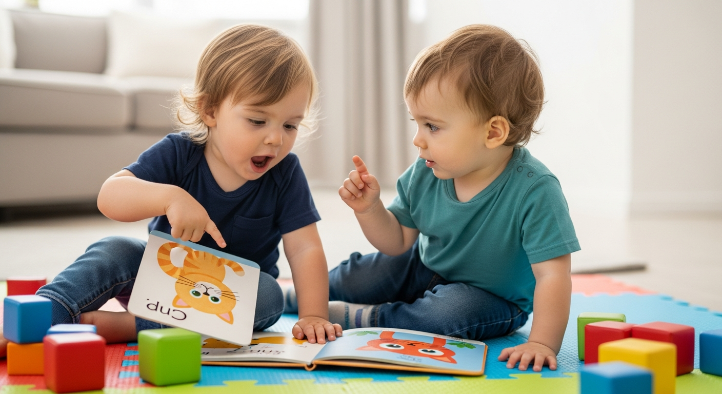 Speech Delay in 2 Year Old: Milestones and Home Activities cover image