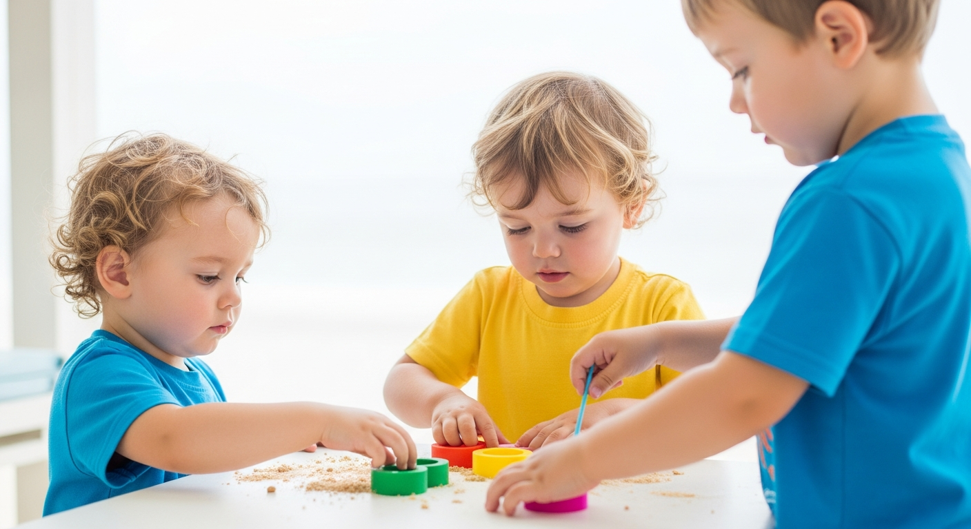 15 Fun Beach Toddler Crafts for Sensory Play cover image
