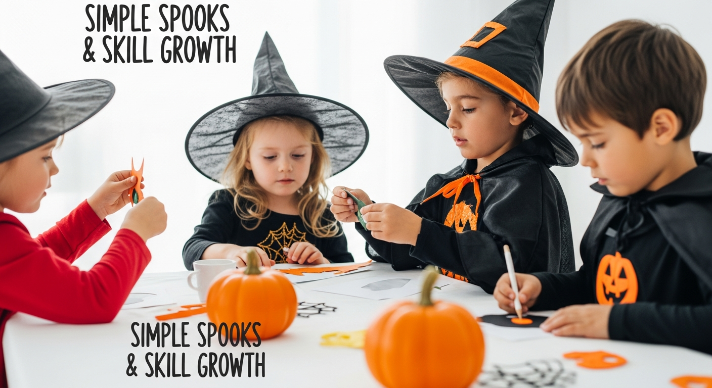 Halloween Craft Ideas for Kids: Simple Spooks & Skill Growth cover image