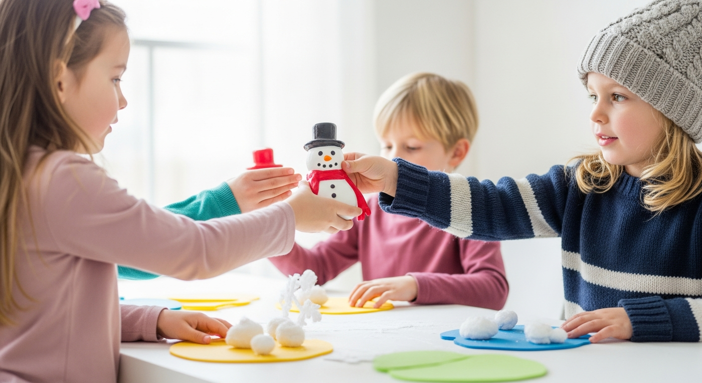Simple Snowman Crafts: Winter Fun for Little Hands cover image