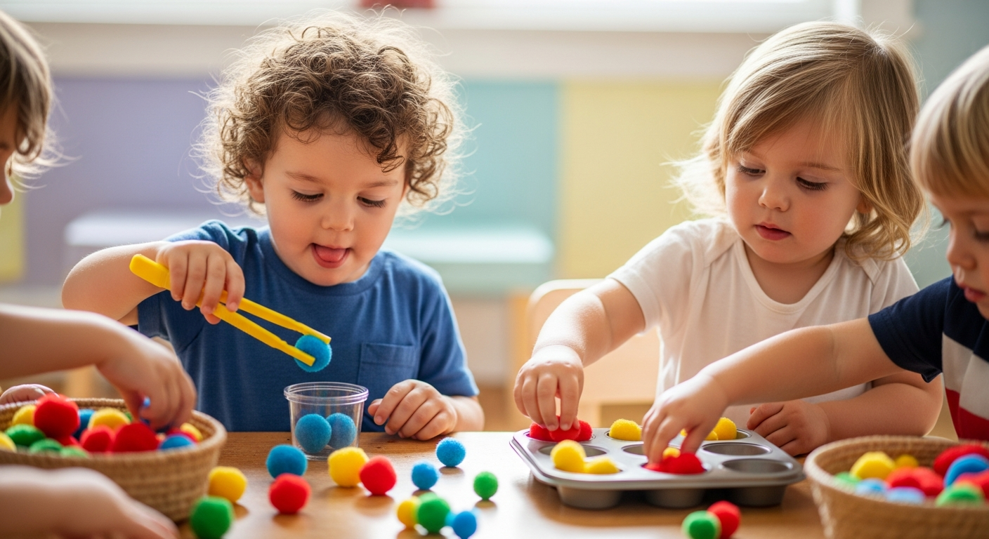 Boost Skills with Toddler Pom Pom Activities cover image