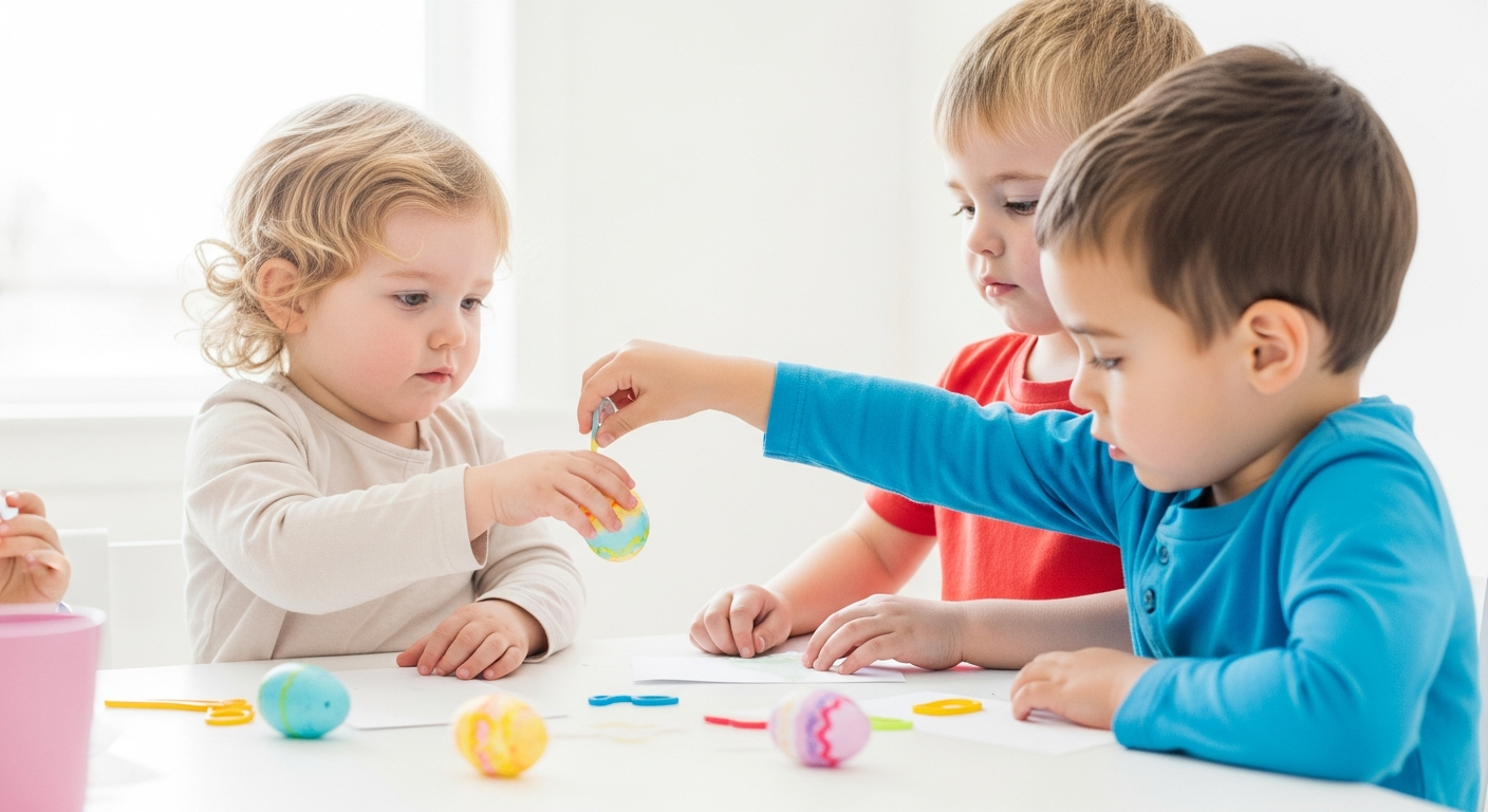 Easy Easter Crafts for Toddlers: Joyful Spring Activities cover image
