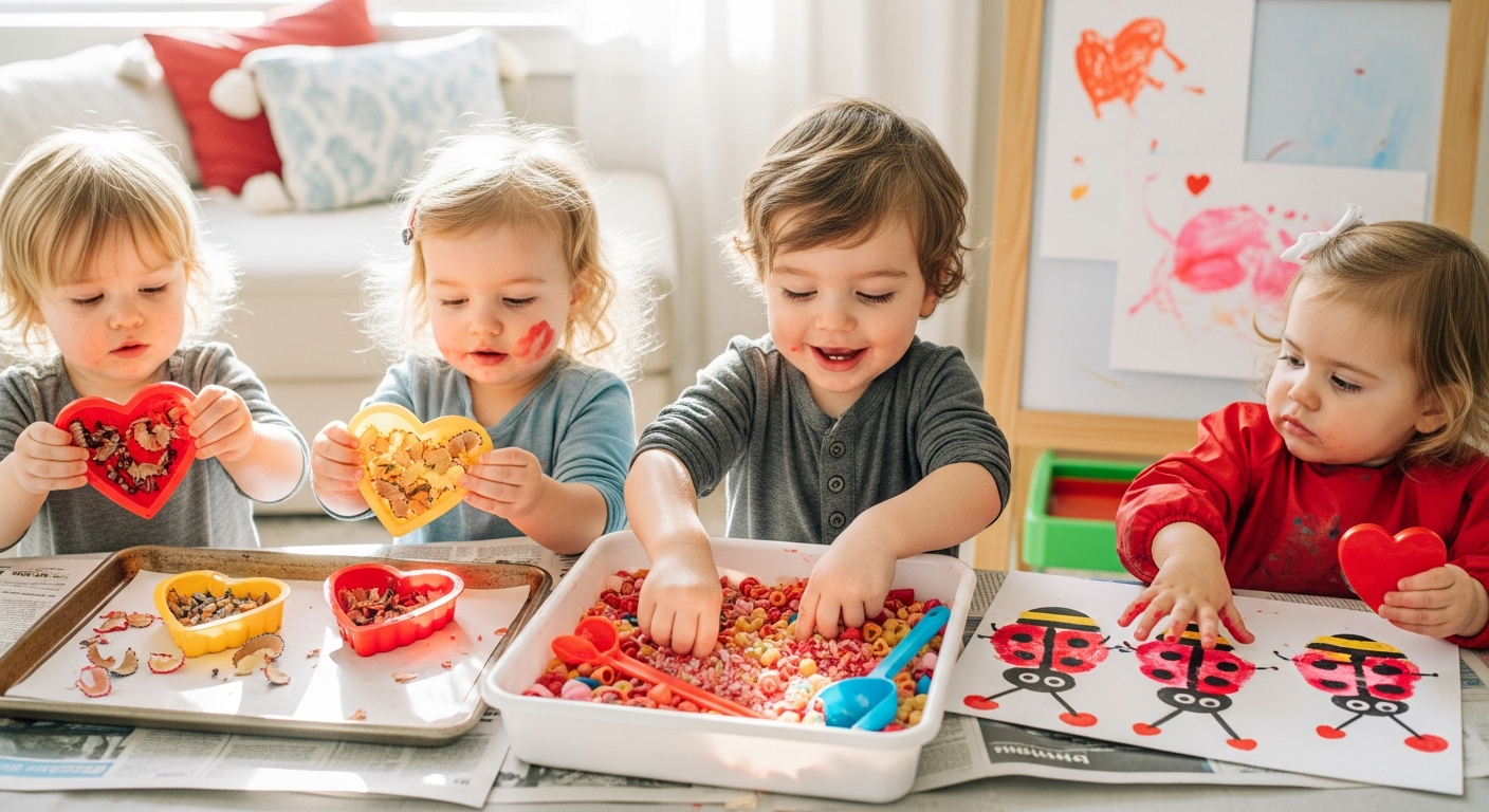 25 Creative Toddler Valentine's Day Activities for Home cover image