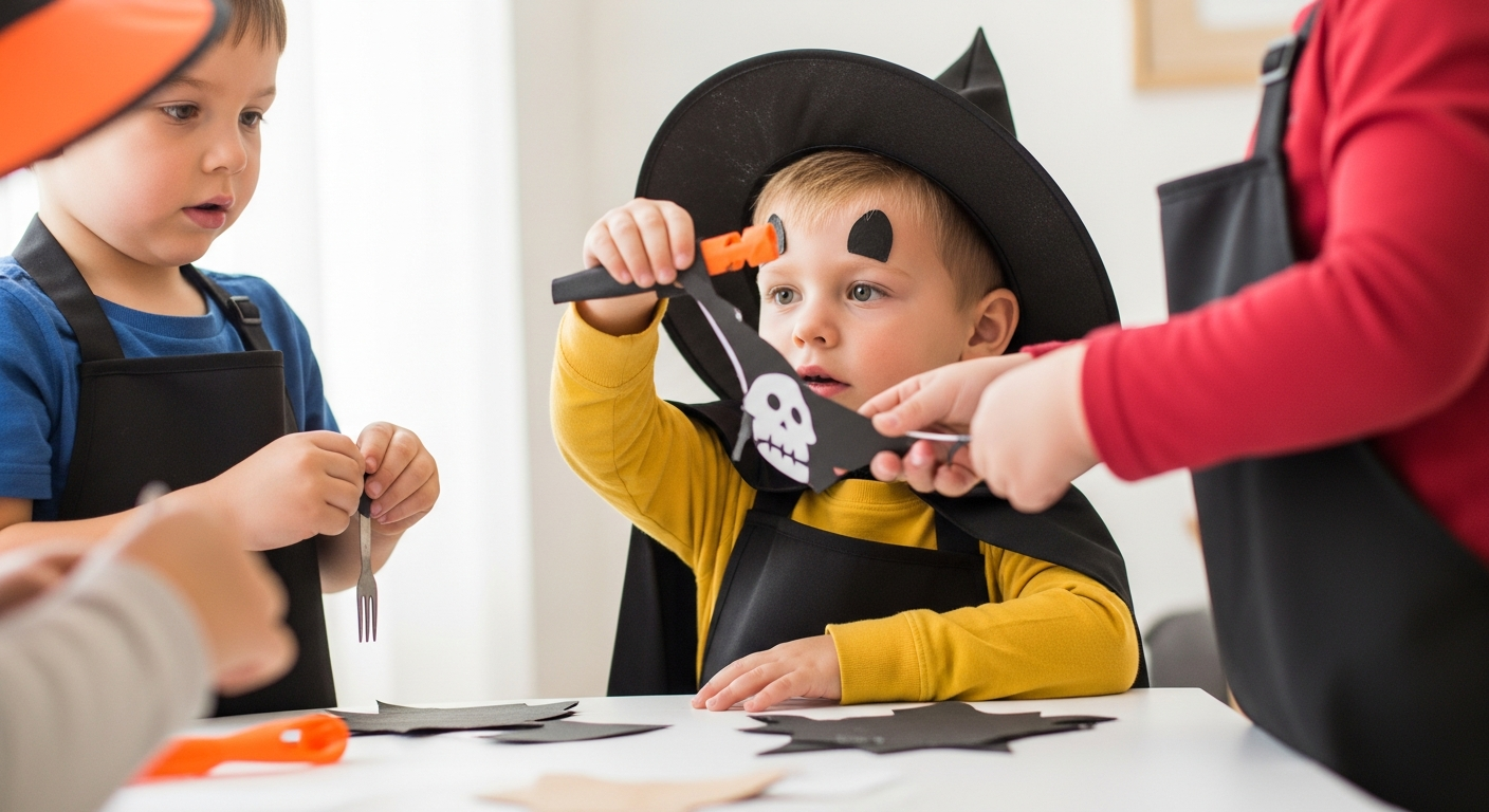15 Spooky and Creative Toddler Halloween Arts and Crafts cover image