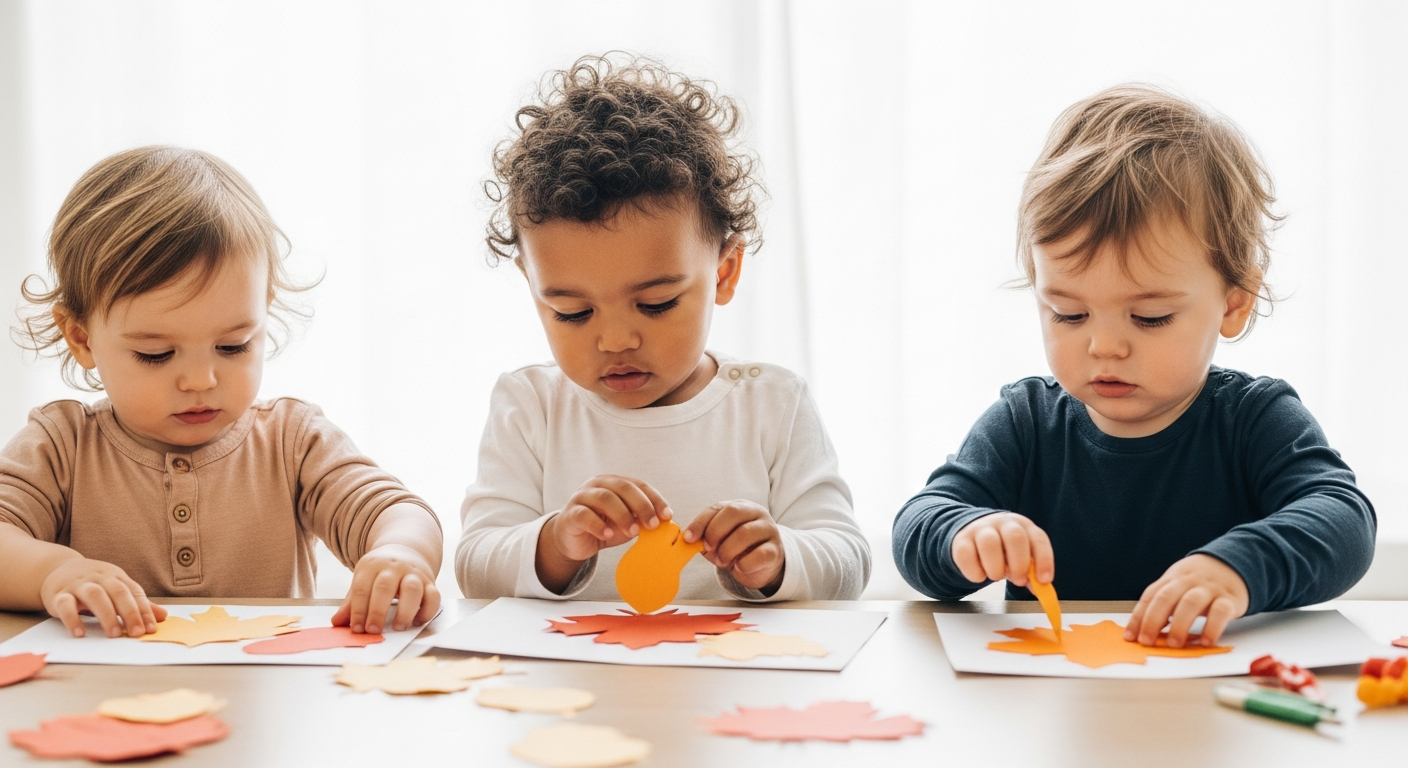 Easy Toddler Fall Crafts: Creative Ways to Boost Speech and Play cover image