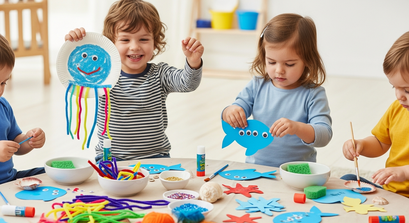 15 Creative Under the Sea Toddler Crafts for Fun Learning cover image