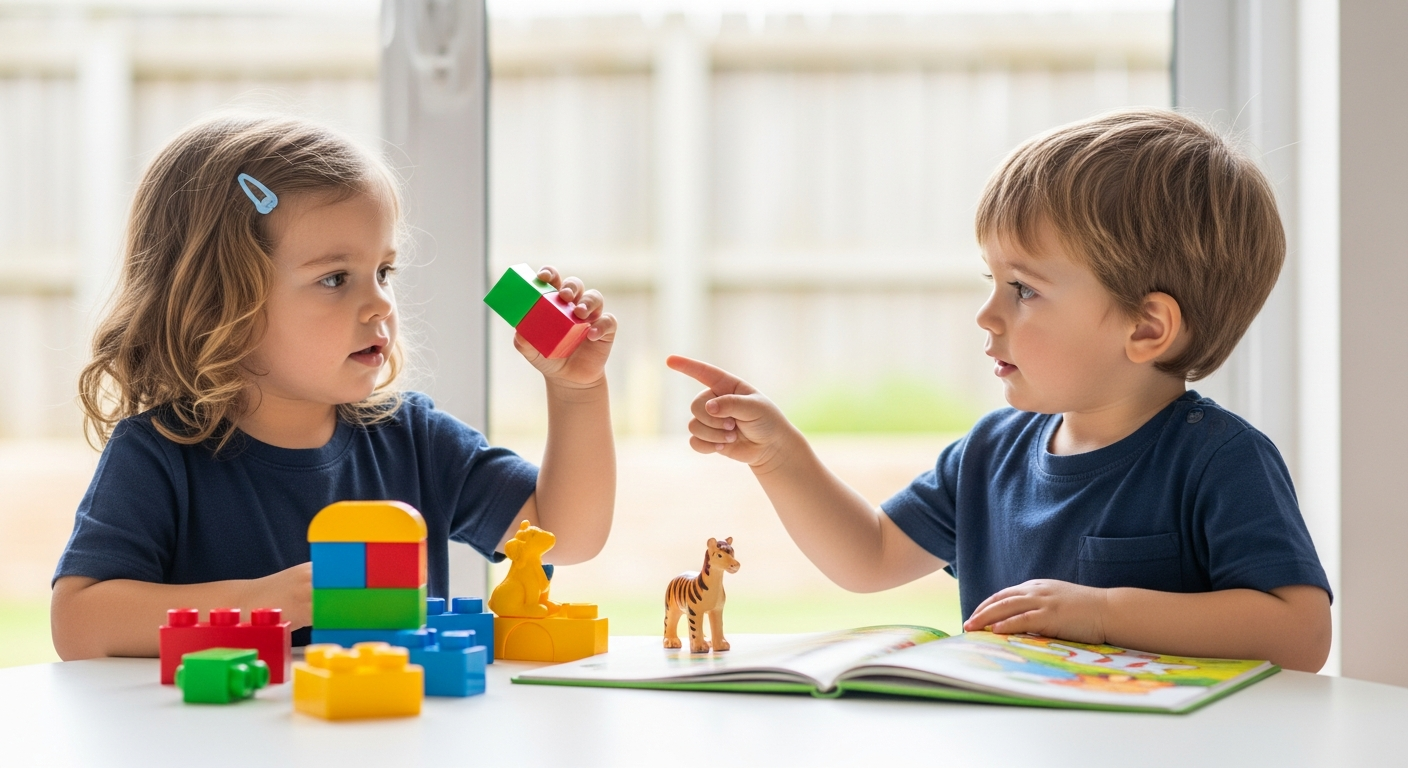 Imagen de portada de Ayudando a tu hijo/a con un retraso del habla a los tres años
