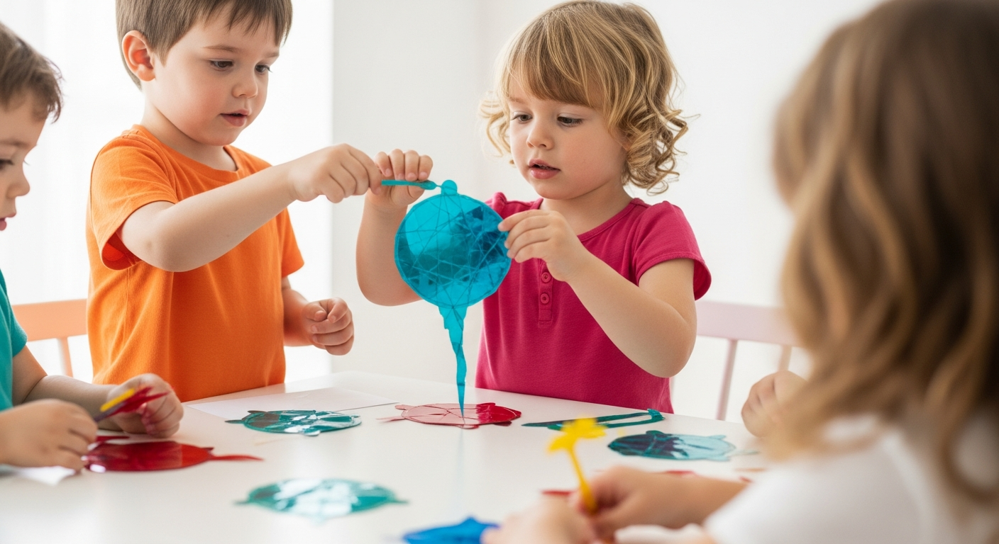 Imagen de portada de 9 Ideas Sencillas de Manualidades de Atrapasoles para Niños Pequeños para un Juego Creativo