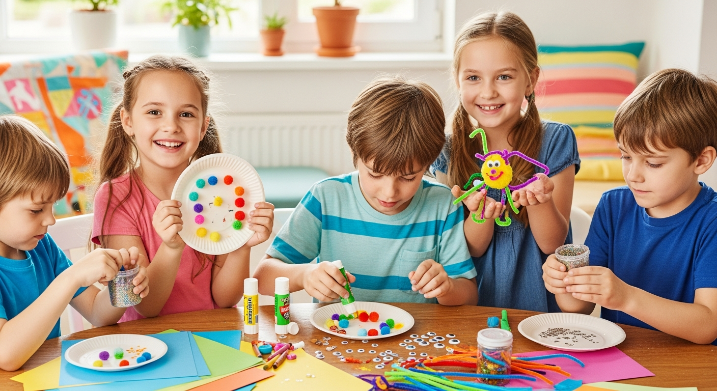 Easy Crafts for Kids: Fun DIYs You Can Do at Home cover image