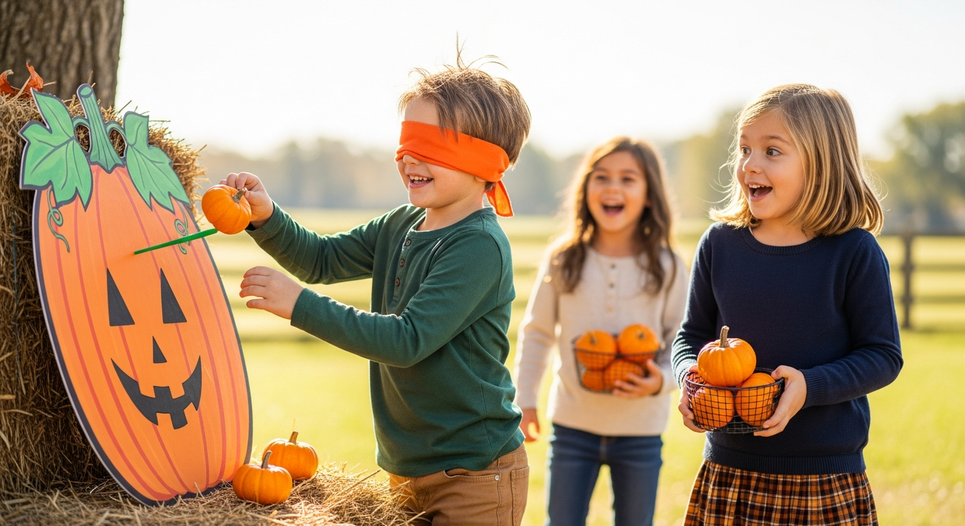 Festive Pumpkin Party Games for Kids cover image