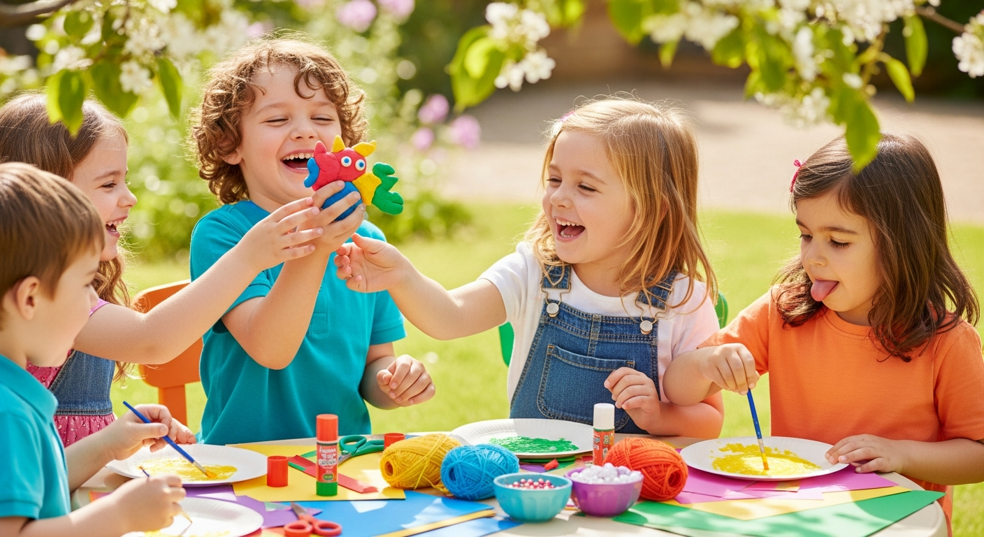 Simple Arts & Crafts: Fun Projects for Happy Kids cover image