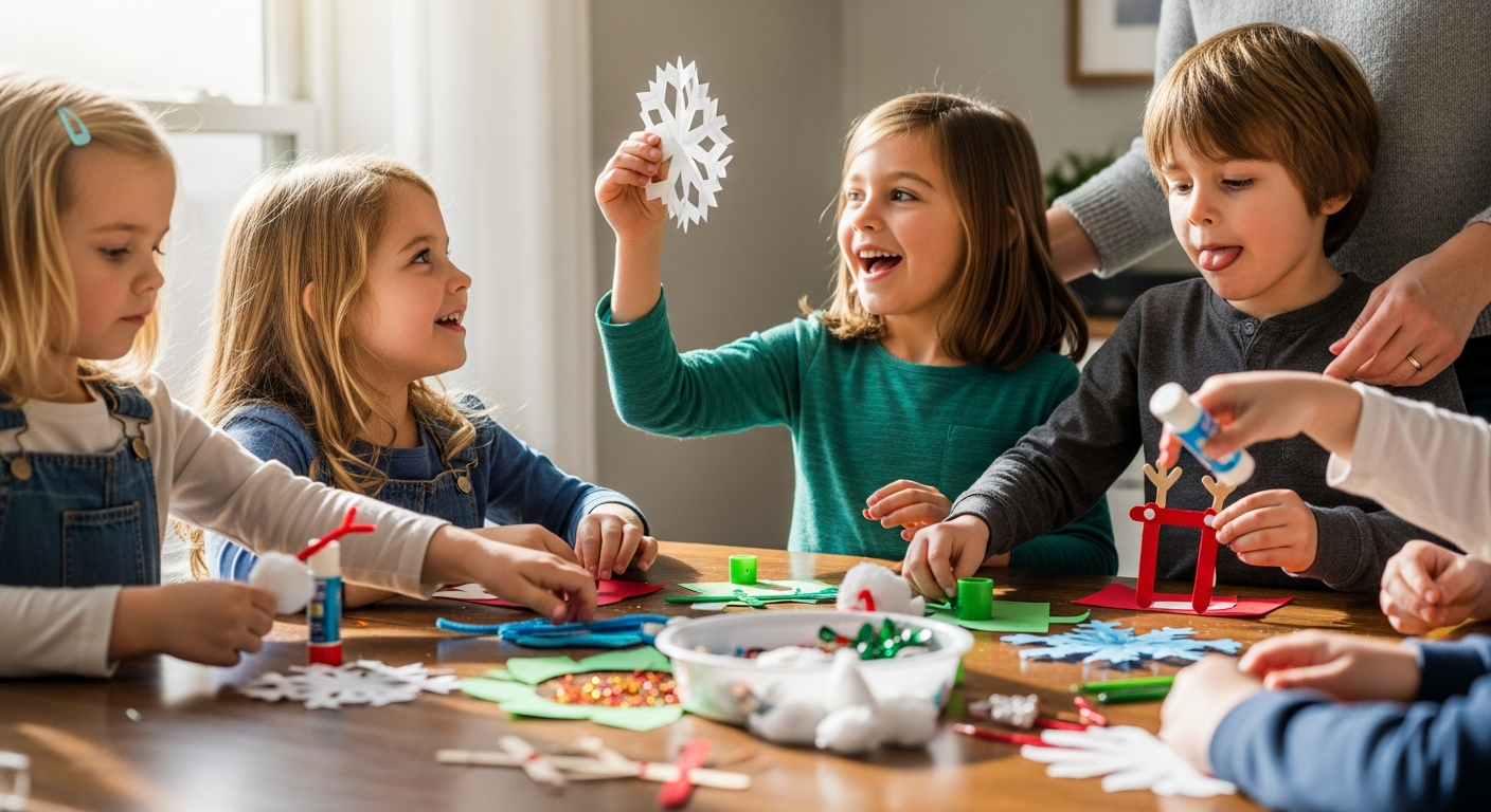 Easy Winter Crafts for Kids: Joyful Speech & Family Fun cover image