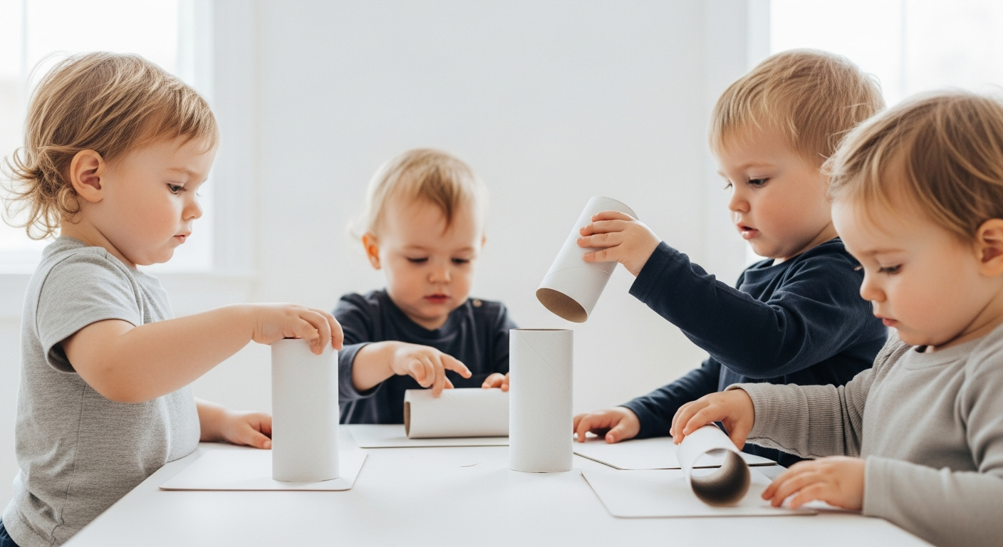 15 Creative Toddler Activities With Paper Towel Rolls cover image