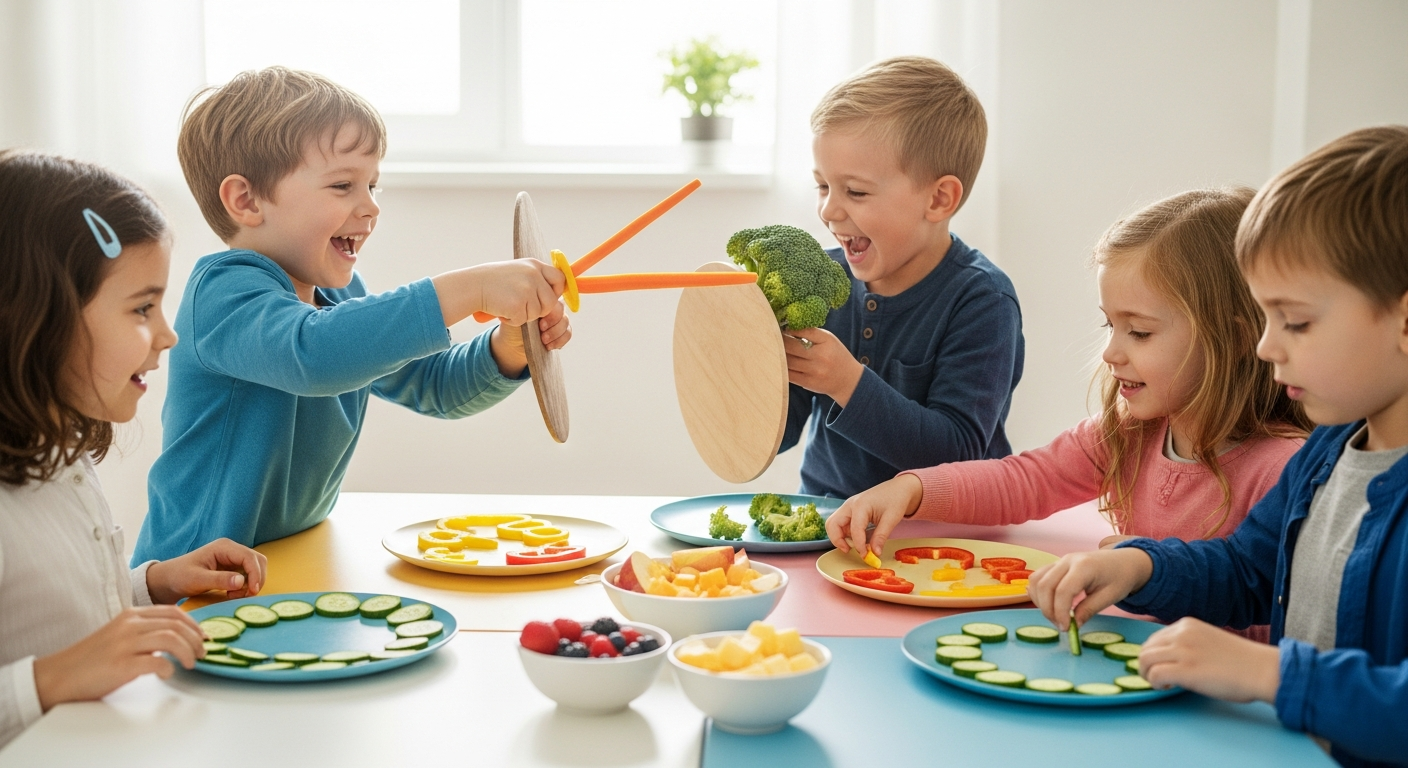 Playful Plates: Fun Food Games for Kids and Growing Minds cover image