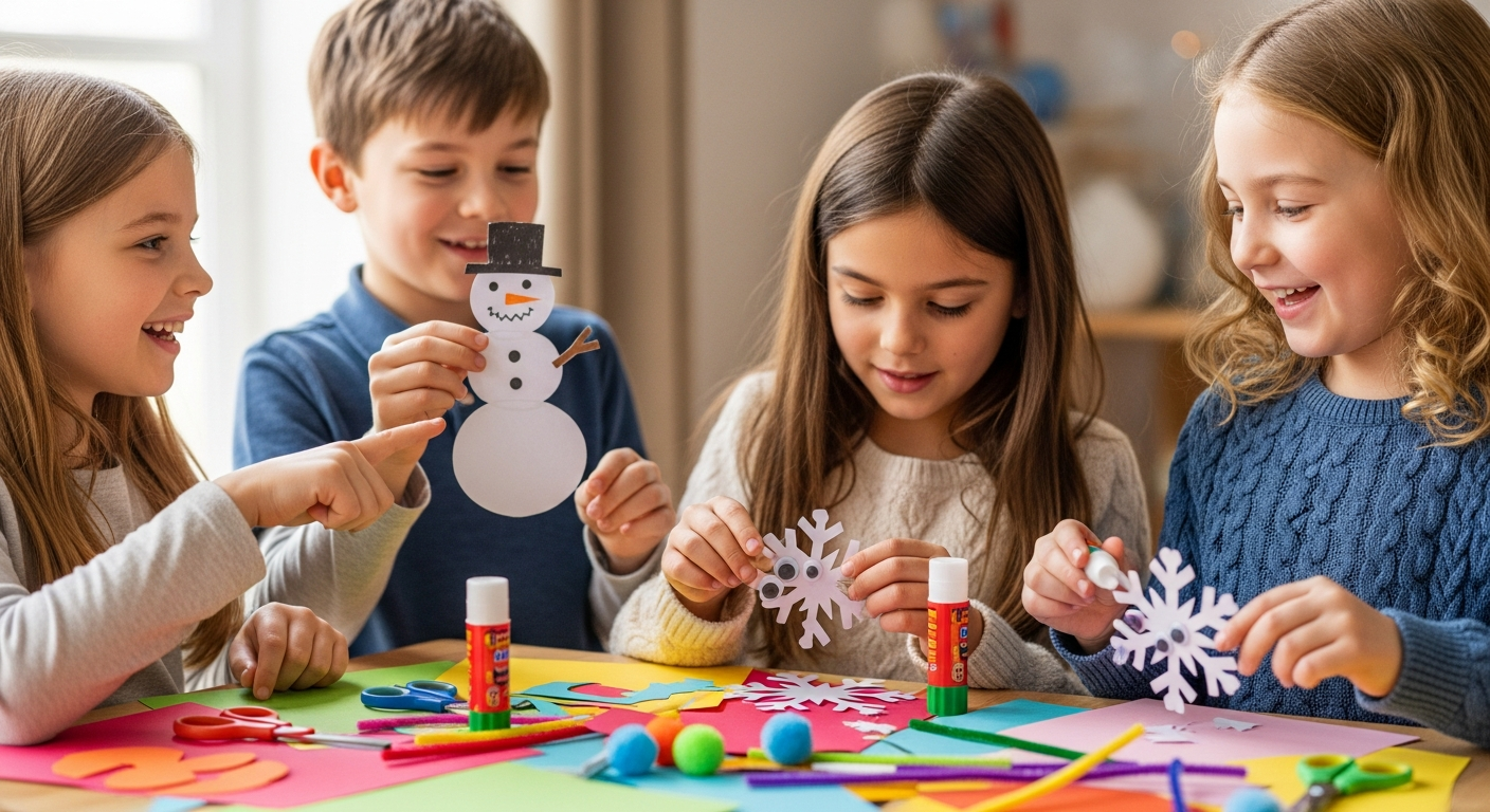 Easy January Crafts: Fun for Kids & Growing Voices cover image