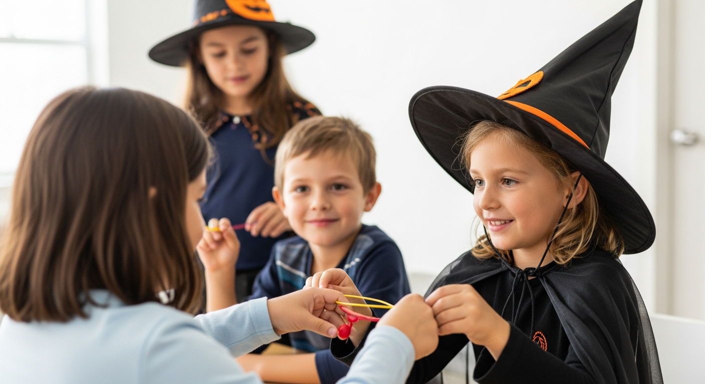 Spooktacular Speech & Smiles: Fun Halloween Games for Kids at School cover image
