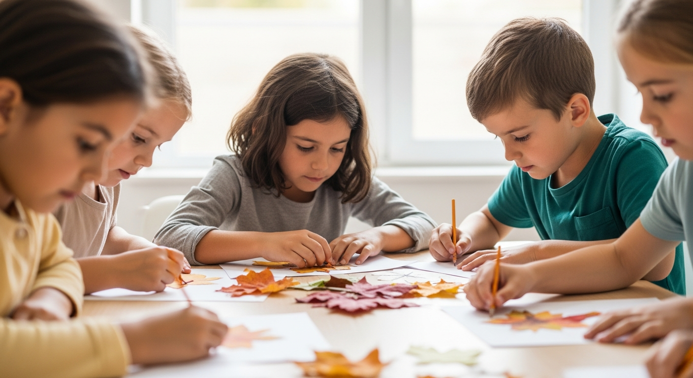 Fun Fall Art Activities for Kids: Sparking Creativity & Communication cover image