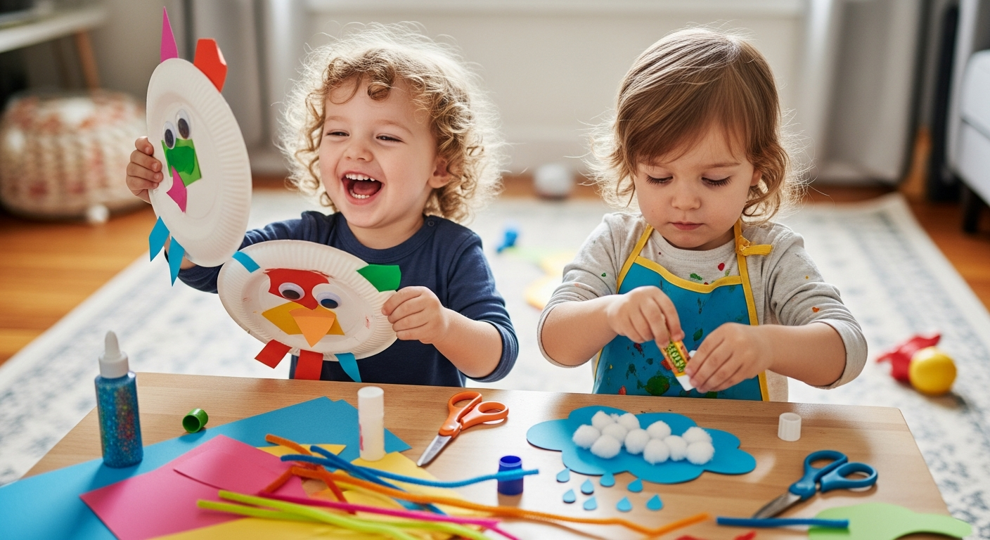 Engaging Rainy Day Toddler Crafts for Home Fun cover image