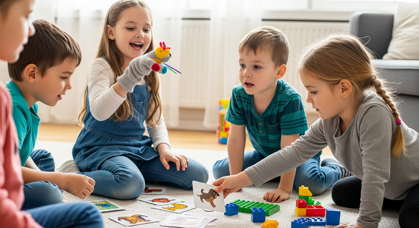 Fun Games at Home: Boost Your Child's Speech & Joy cover image