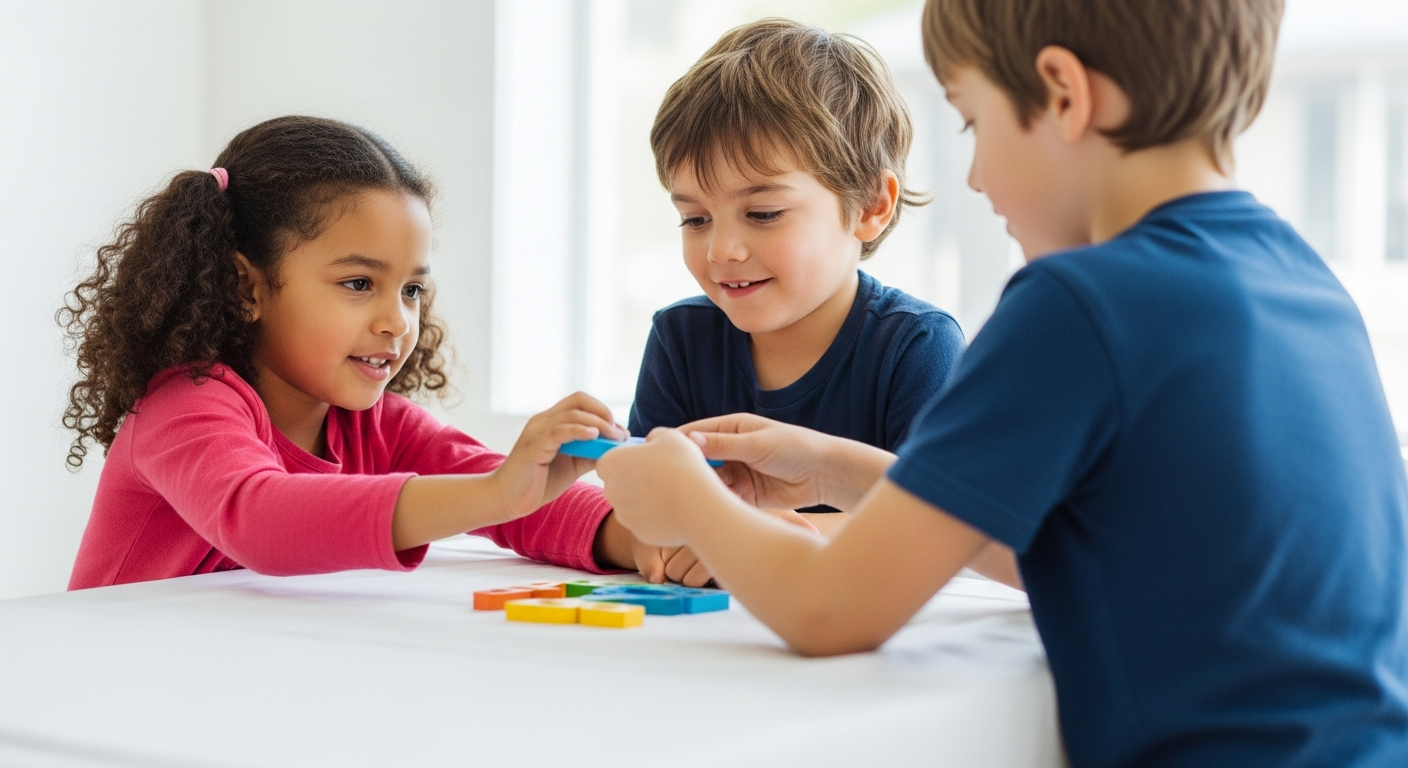 Spielerische Wege: Sprachentwicklung fördern mit lustigen Spielen für Kinder zu Hause Coverbild