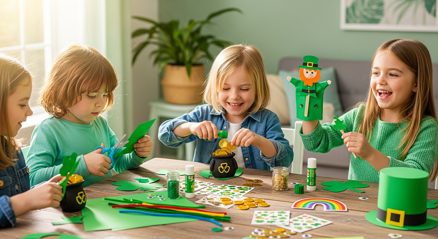 Lucky Fun: Easy St. Patrick's Day Crafts for Kids cover image