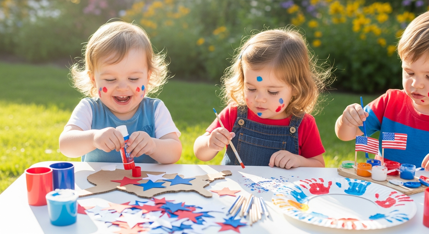 15 Creative Memorial Day Toddler Crafts for Fun Learning cover image
