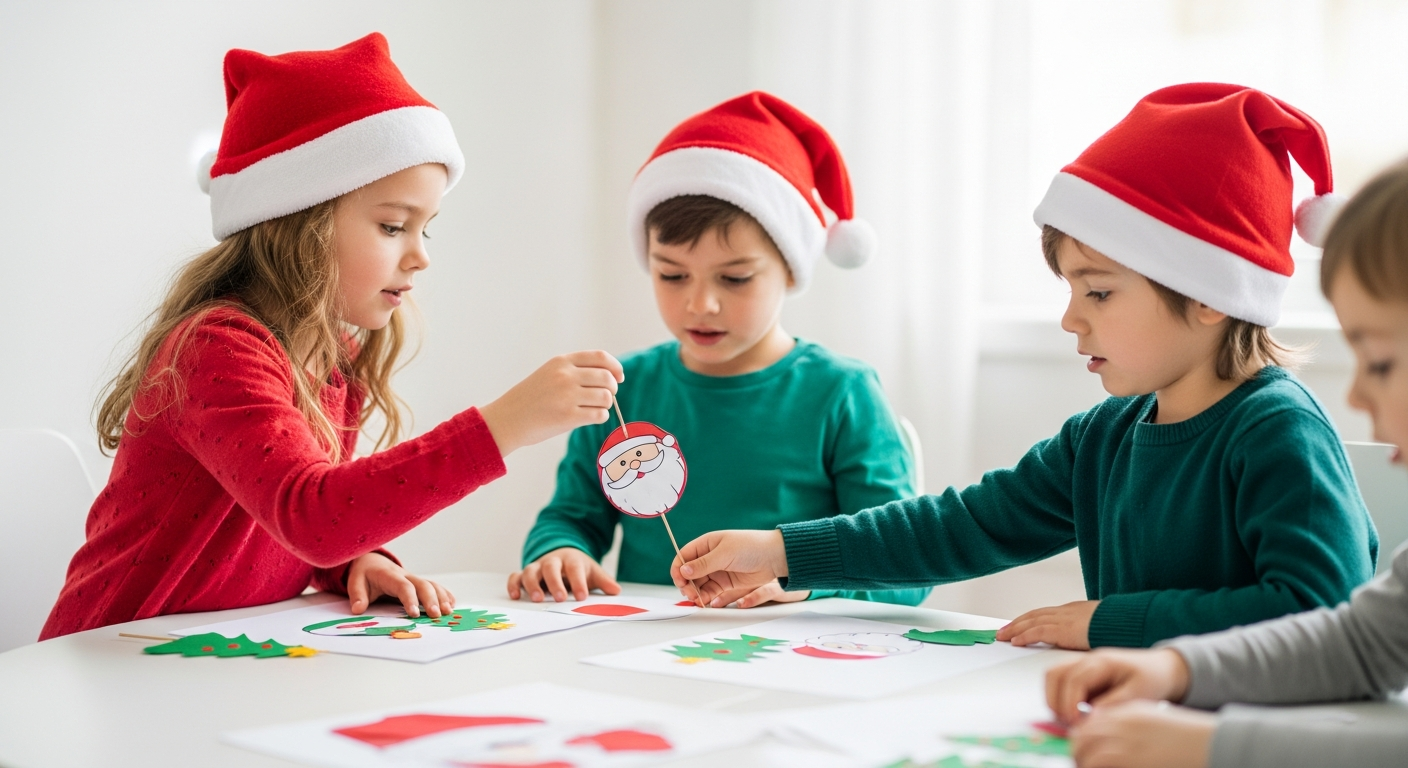 15 actividades navideñas de terapia del habla para niños cover image