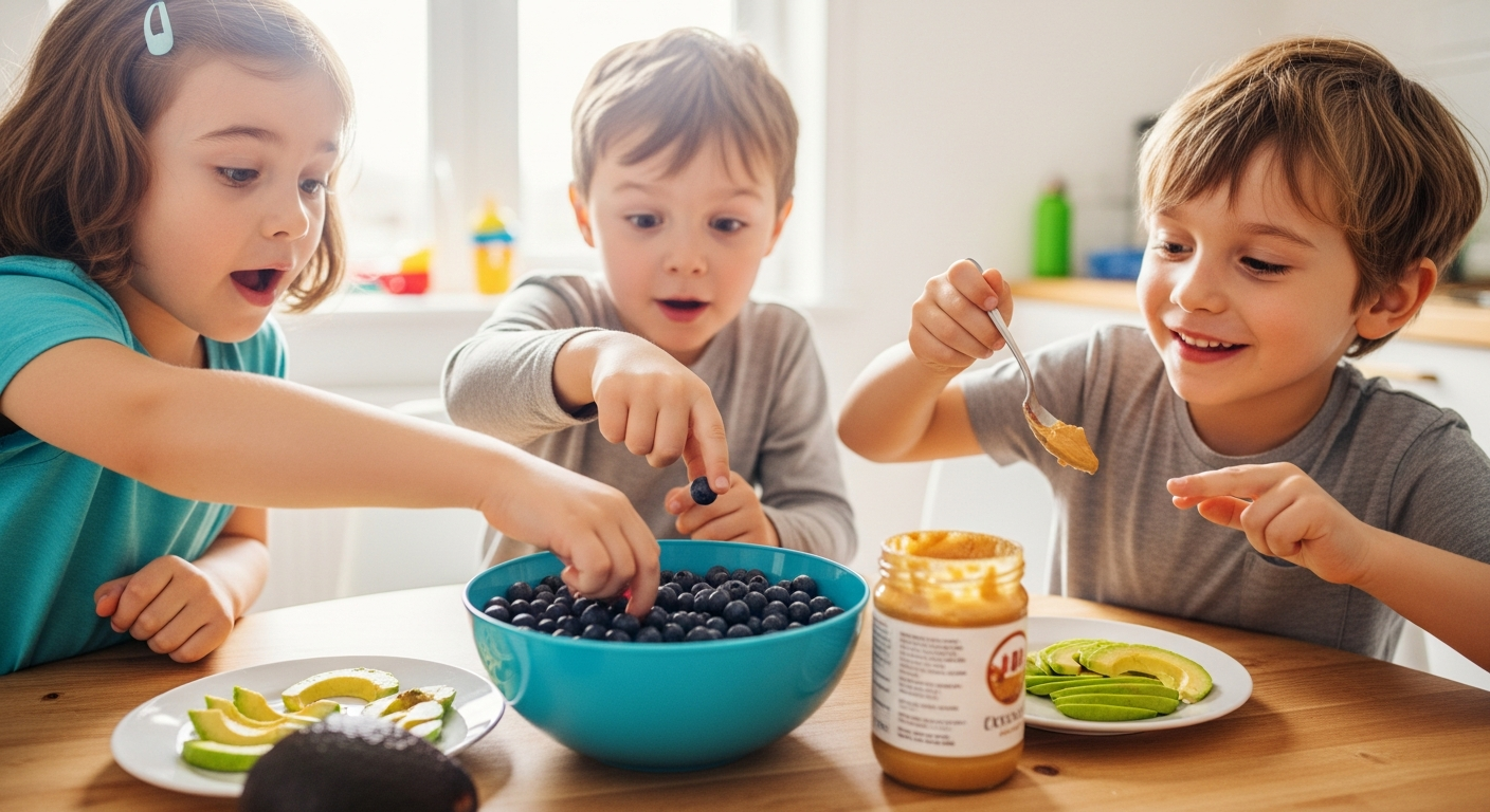 ¿Qué alimentos son buenos para el retraso del habla? Imagen de portada de Los mejores alimentos para estimular el cerebro